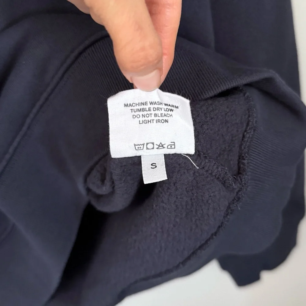 Daphne Small Golden Night Baggy Sweatshirt Navy Cotton Jersey Comfy Lounge - Picture 6 of 9